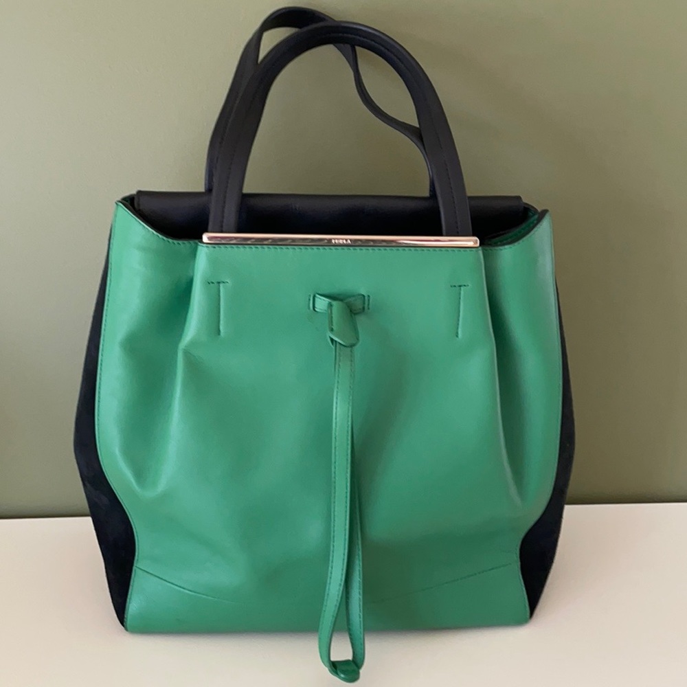 FURLA Authentic soft leather handbag